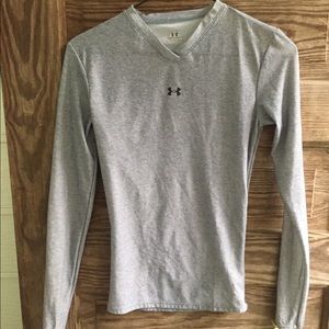Under Armour gray shirt
